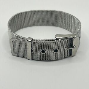 Stainless Steel mesh belt bracelet. Vintage